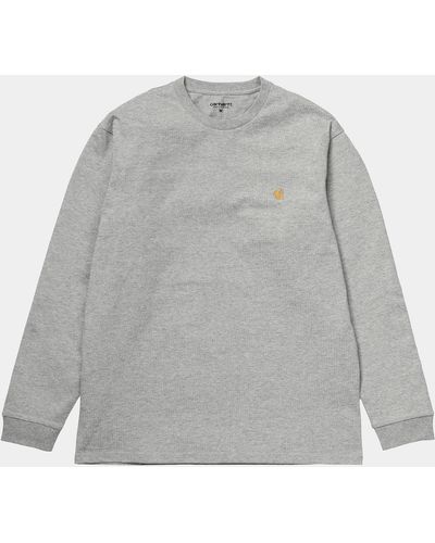 Carhartt Carhartt Wip L/ Chase T-Shirt - Grau