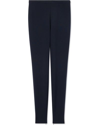 St. John Stretch Suiting Pant - Blue