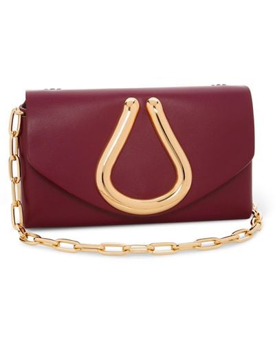 St. John Mini Loop Handbag - Red