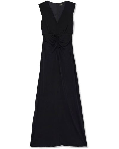 St. John Liquid Jersey Gown - Black