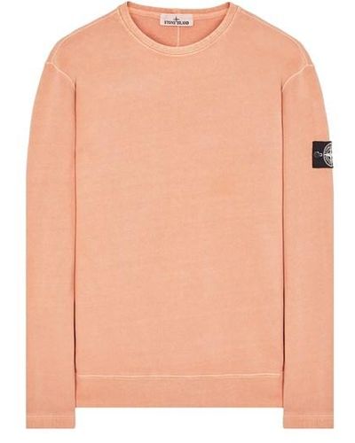 Stone Island Sweatshirt coton - Rose
