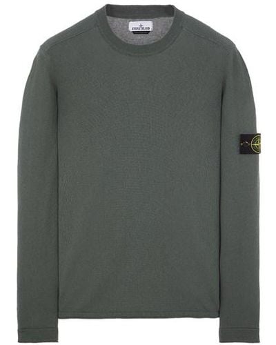 Stone Island Sweater Cotton - Green