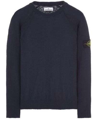 Stone Island Sweater Cotton, Polyamide - Blue
