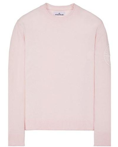 Stone Island Sweater Cotton - Pink
