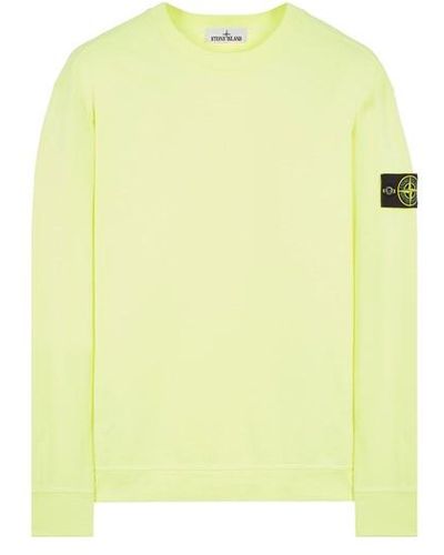 Stone Island Sweatshirt Cotton - Yellow