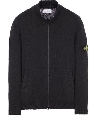 Stone Island Sweater Cotton, Linen - Black