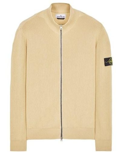 Stone Island Sweater Cotton - Natural