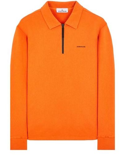 Stone Island Sweatshirt coton - Orange