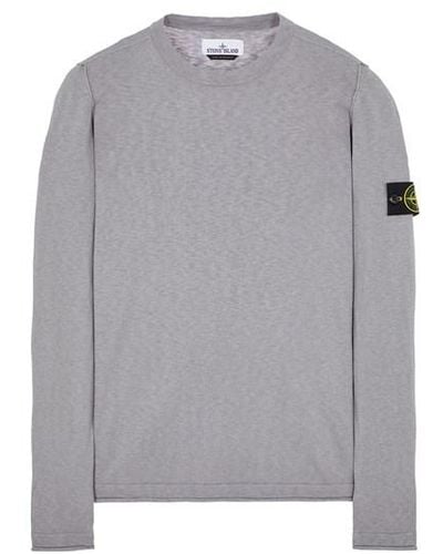 Stone Island Sweater Cotton, Polyamide - Gray