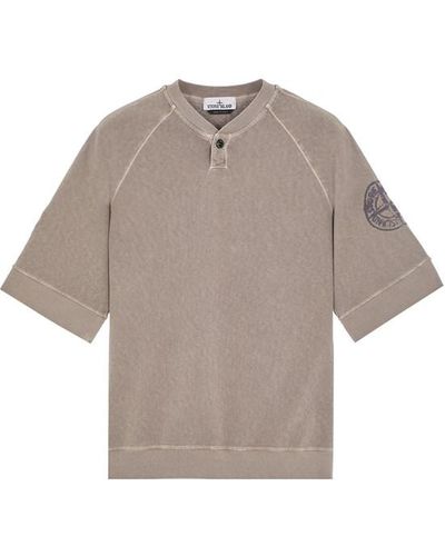 Stone Island Sweatshirt Cotton - Gray