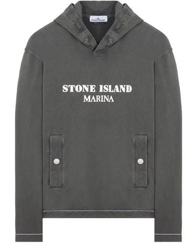 Stone Island Sweatshirt baumwolle - Grau