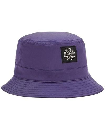 Stone Island Compass-motif Cotton Bucket Hat - Farfetch