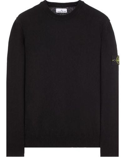 Stone Island Sweater Cotton - Black