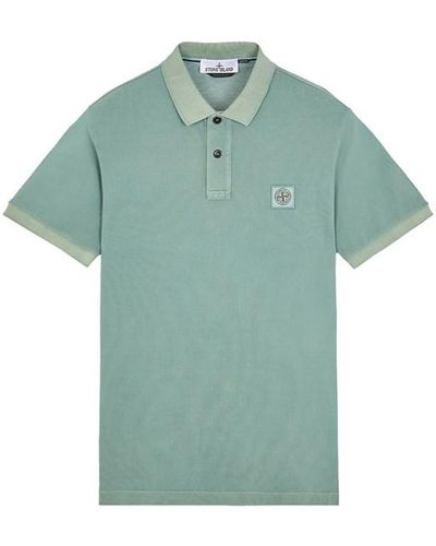 Stone Island Polo baumwolle - Grün