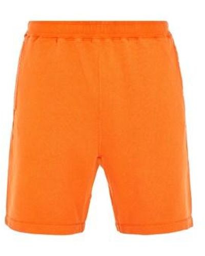 Stone Island Fleece Bermuda Shorts Cotton - Orange