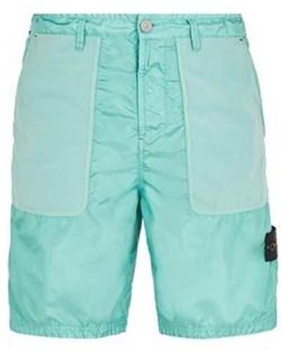 Stone Island Bermuda Shorts Polyester - Green