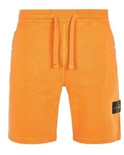 Stone Island Sweatshirts-bermudas baumwolle - Orange