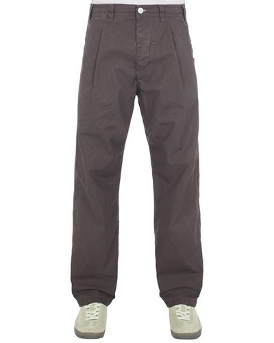 Stone Island Pantalons coton - Gris