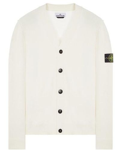 Stone Island Tricot coton - Blanc