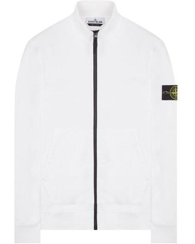 Stone Island Sweatshirt coton - Blanc