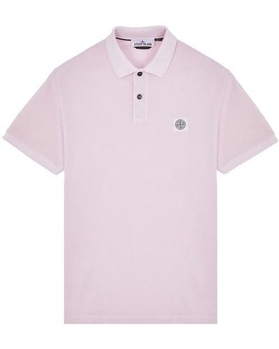 Stone Island Polo Shirt Cotton - Pink