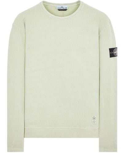Stone Island Sweatshirt Cotton - Natural