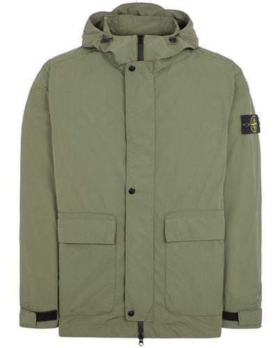 Stone Island Lightweight Jacket Polyester - Green