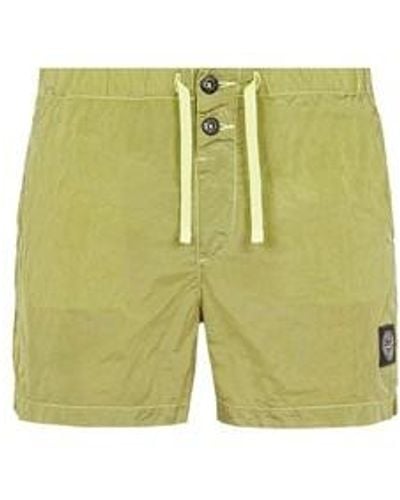 Stone Island Beach Shorts Polyamide - Green
