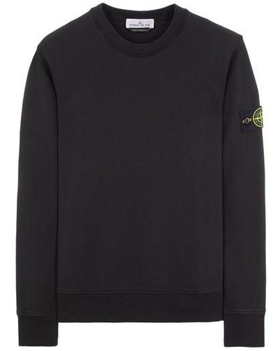 Stone Island Sweatshirt baumwolle - Schwarz