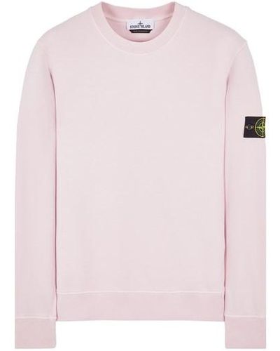 Stone Island Sweatshirt Cotton - Pink