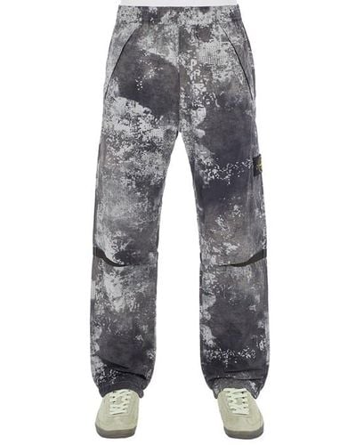 Stone Island Pantalons polyamide - Gris