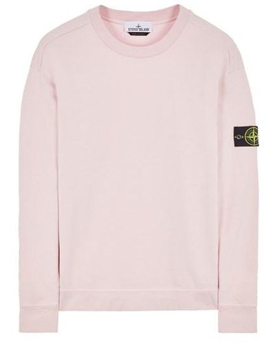 Stone Island Sweatshirt Cotton - Pink