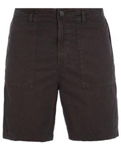 Stone Island Bermuda Shorts Cotton - Black