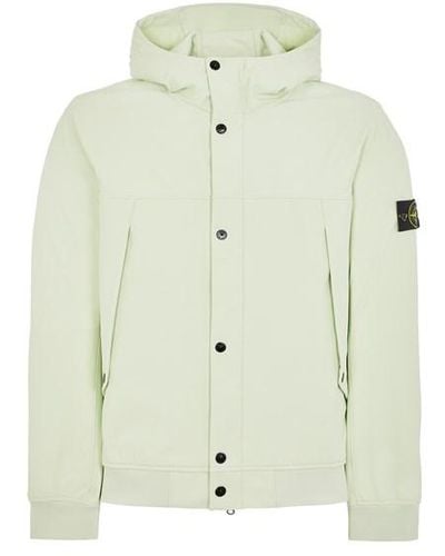 Stone Island Lightweight Jacket Polyester, Elastane - White