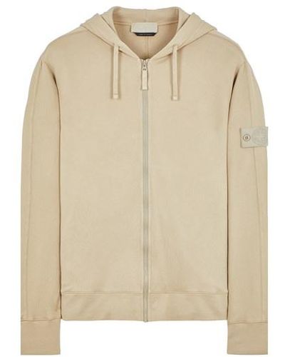 Stone Island Sweatshirt Cotton - Natural