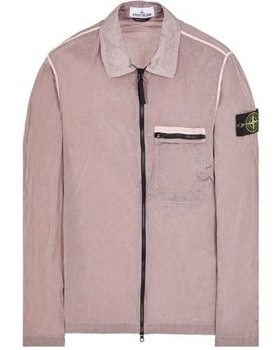 Stone Island Hemden polyamid - Pink