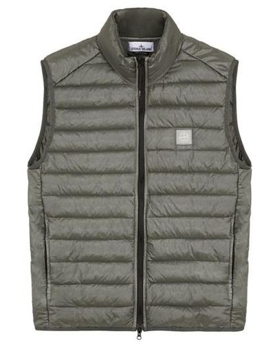 Stone Island Gilet polyamide - Gris