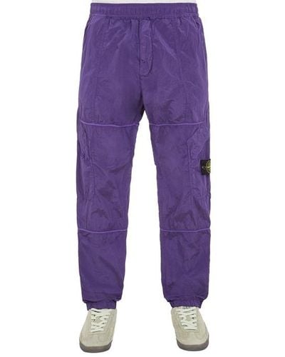 Stone Island Pants Polyamide - Purple