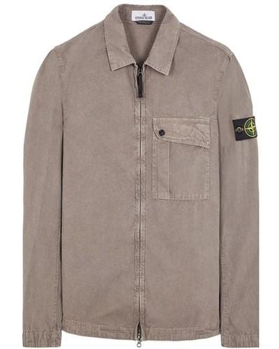 Stone Island Shirts Cotton - Gray