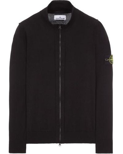 Stone Island Sweater Cotton - Black