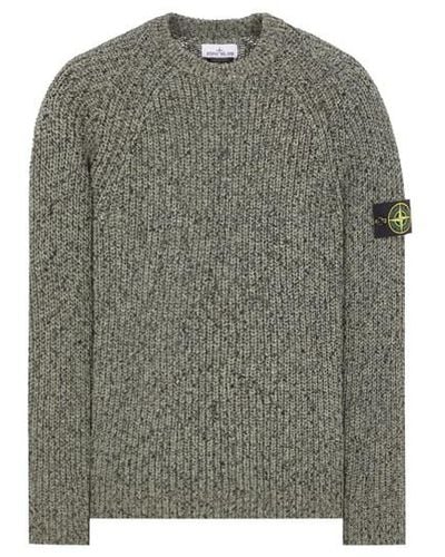 Stone Island Sweater Cotton - Gray