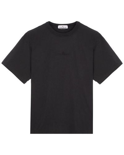 Stone Island T-shirt manches courtes coton - Noir