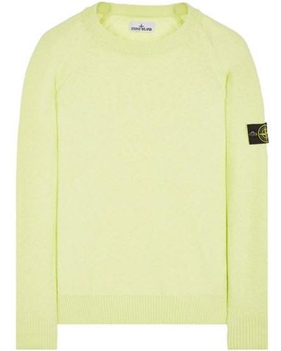 Stone Island Sweater Cotton, Polyamide - Yellow