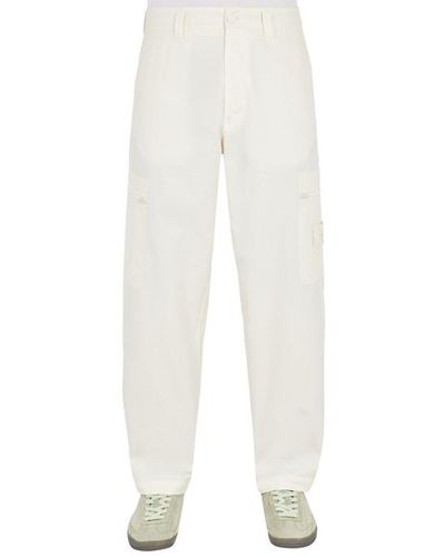 Stone Island Pants Cotton - White