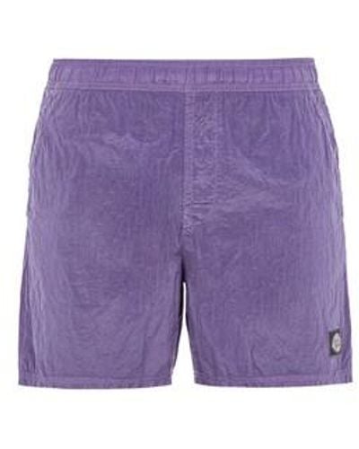 Stone Island Beach Shorts Polyamide - Purple