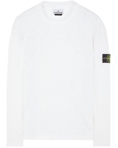Stone Island Sweater Cotton, Polyamide - White