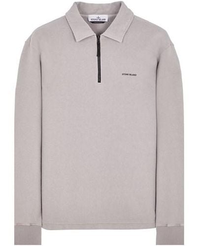 Stone Island Sweatshirt Cotton - Grey