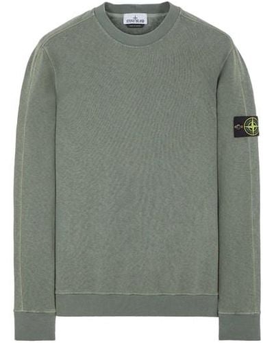 Stone Island Sweatshirt baumwolle - Grün