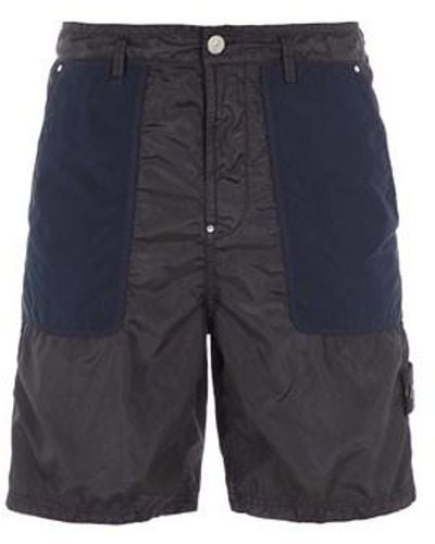Stone Island Bermuda Shorts Polyester - Blue
