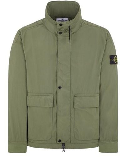 Stone Island Lightweight Jacket Polyester - Green